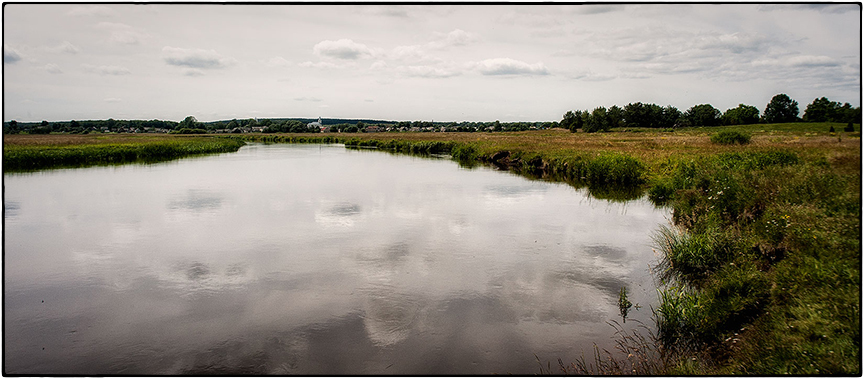 Niemen river where grandparents swam