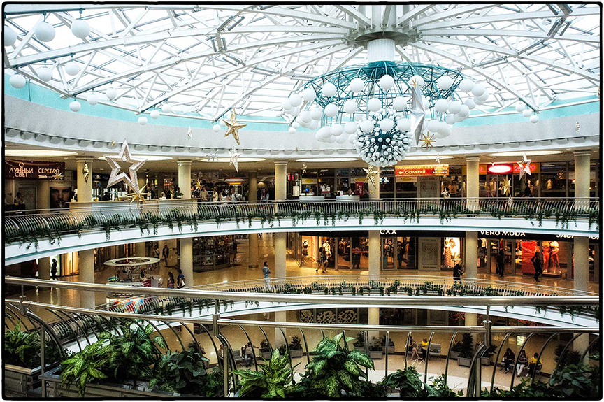 Underground shopping mall in Minsk