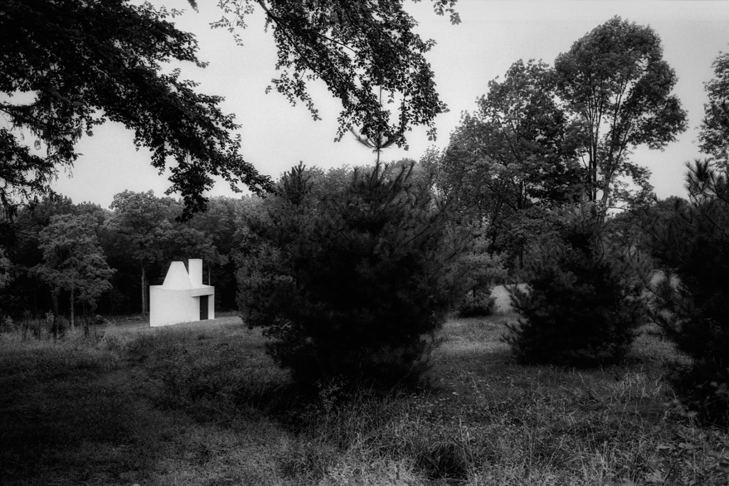 Office at Glass House 1984