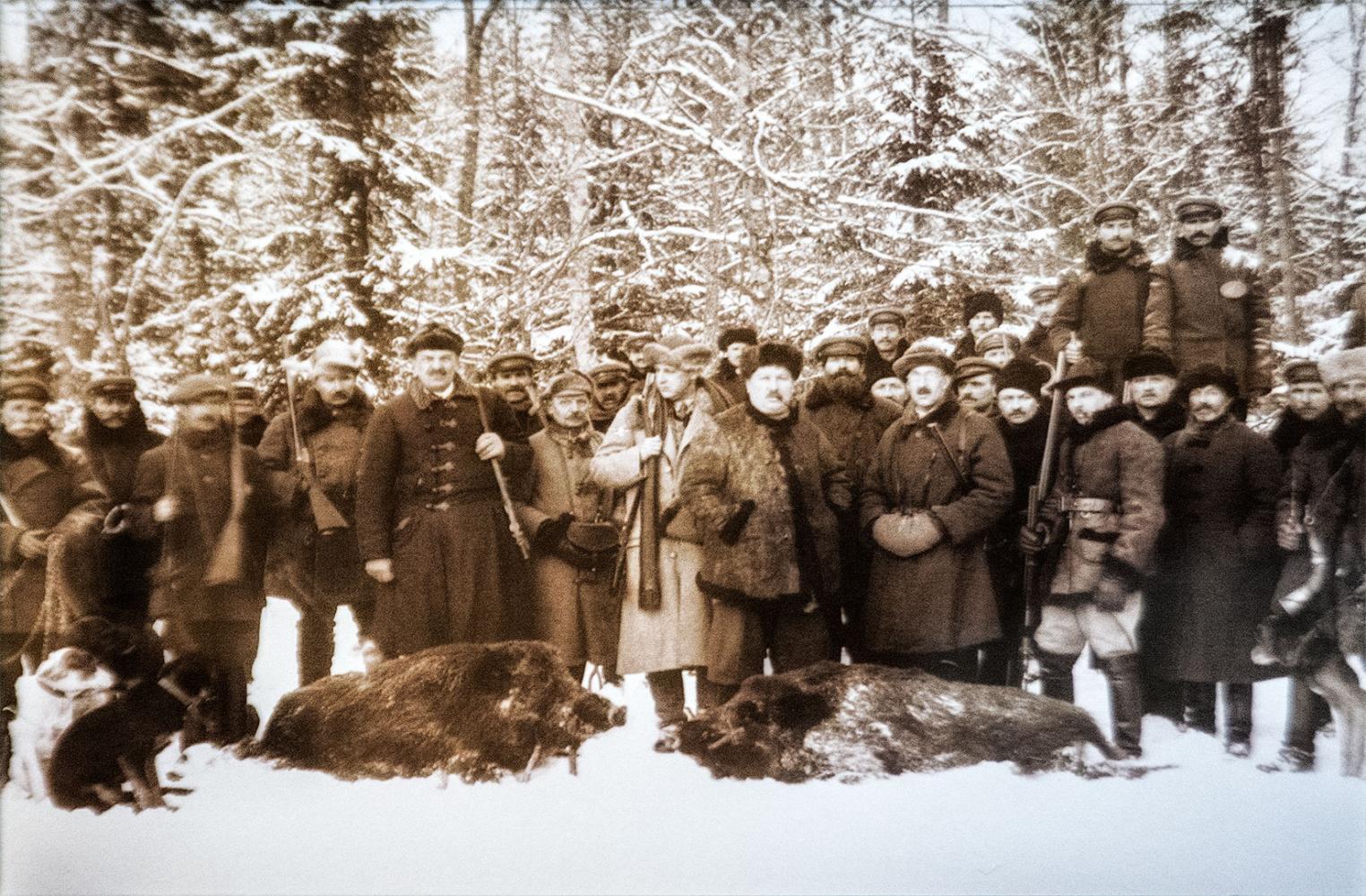 King Radziwiłł's hunting party.