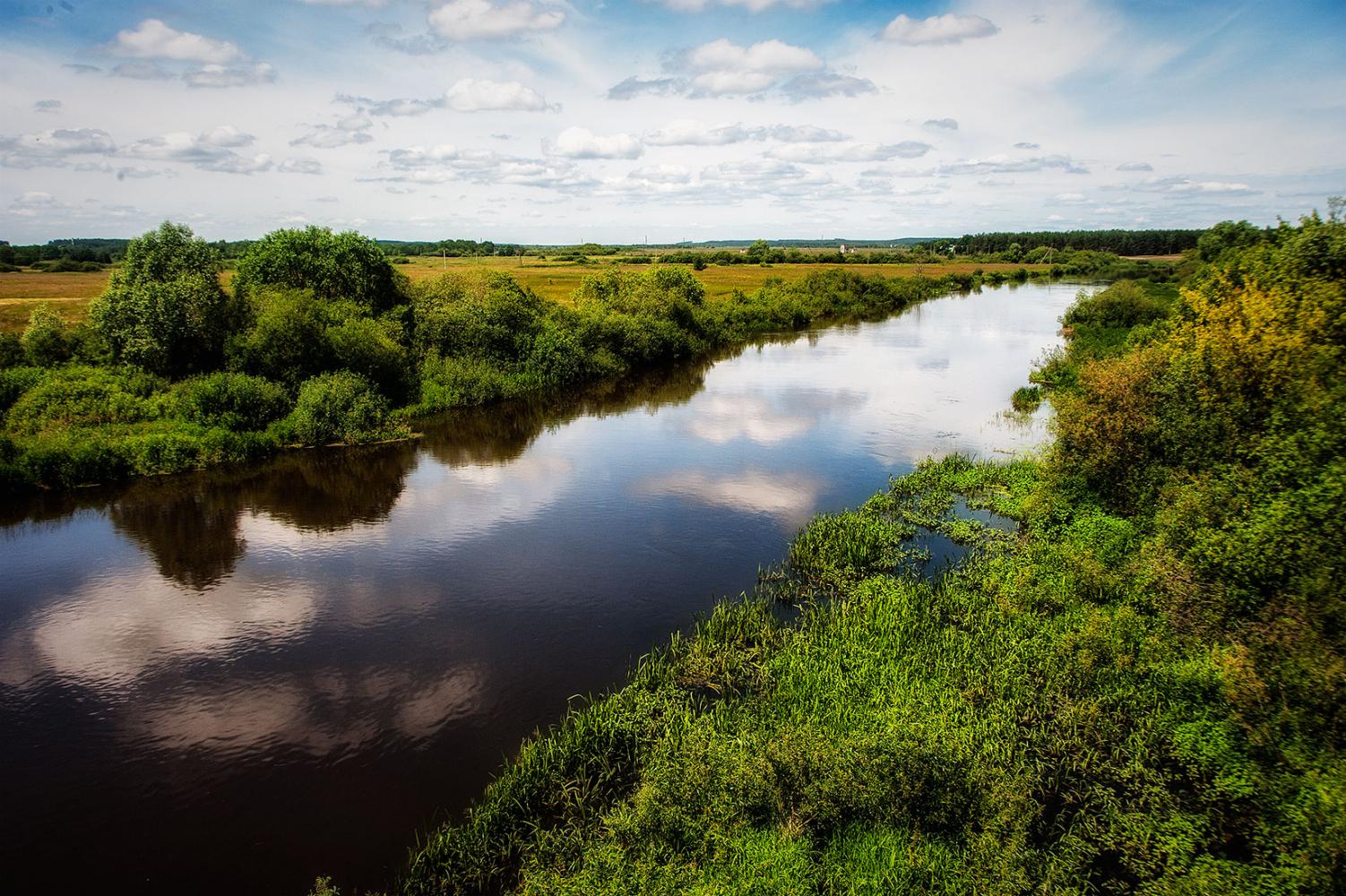 Niemen River in Stolpce.