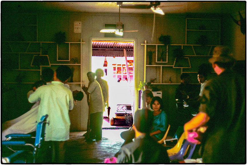 Dong Tam, Vietnam barber shop 1969