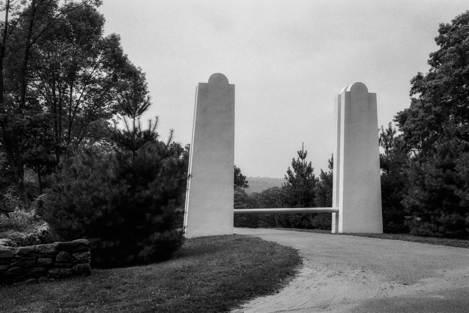 Entrance Gate to Glass House 1984